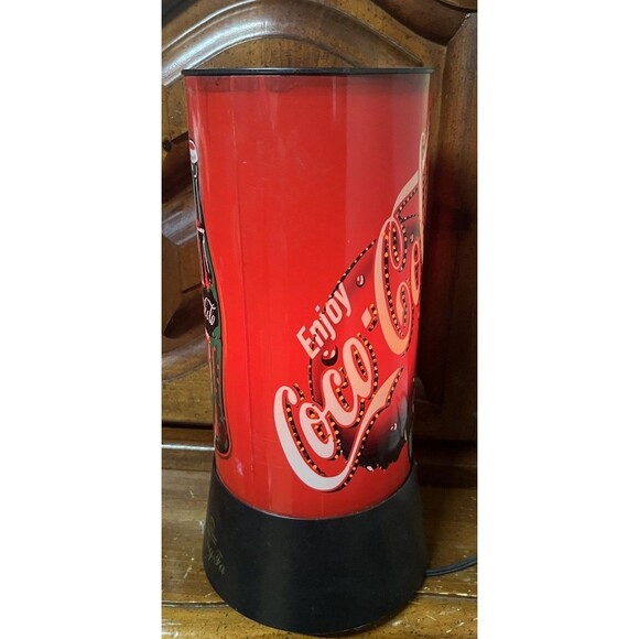 Coca Cola 12" Electric Lamp Can Light Bar Lamp Coke-Sparkling Spin Motion No cap - Picture 1 of 7